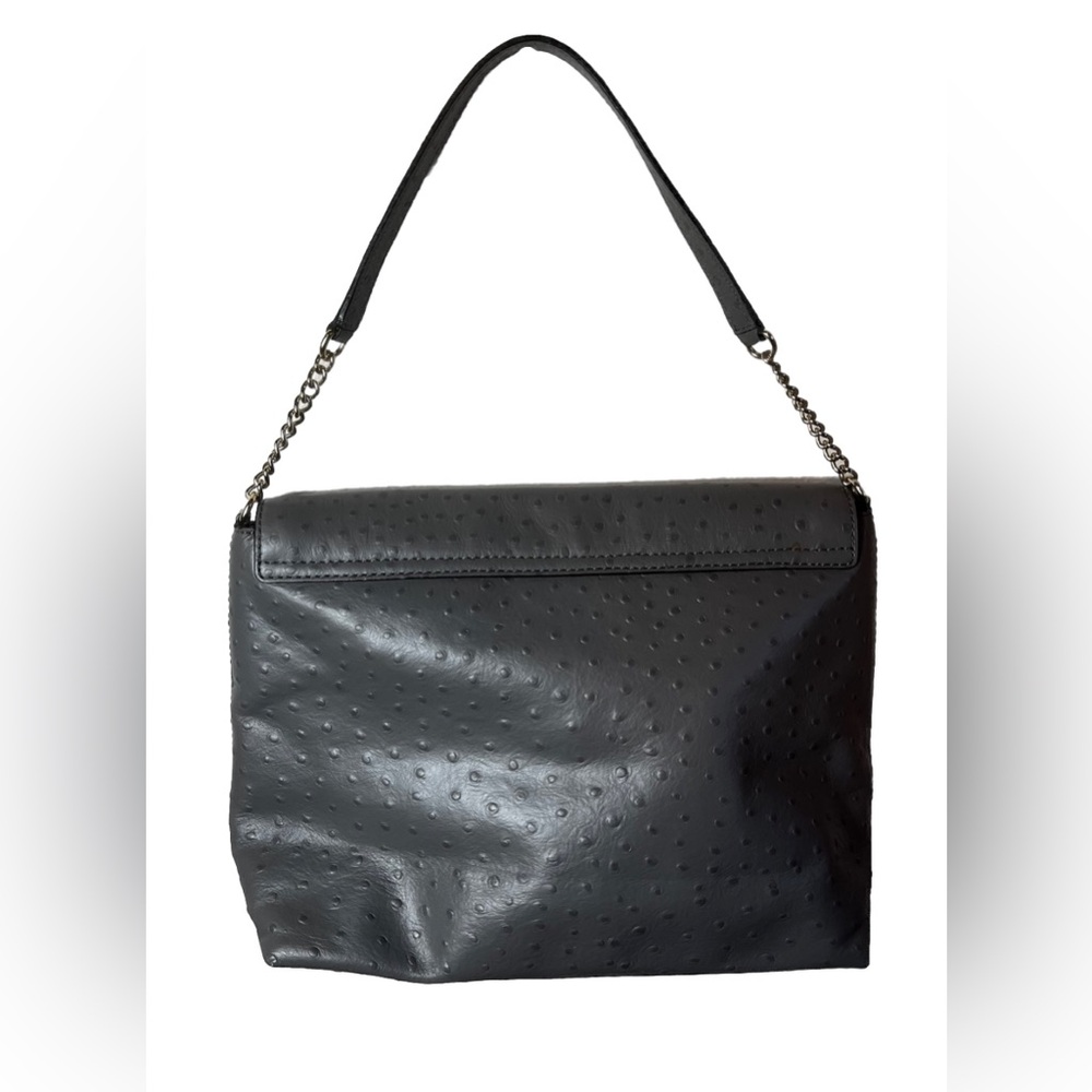 Kate Spade Gray Pebble Cow Leather Shoulder Bag - Picture 3 of 6